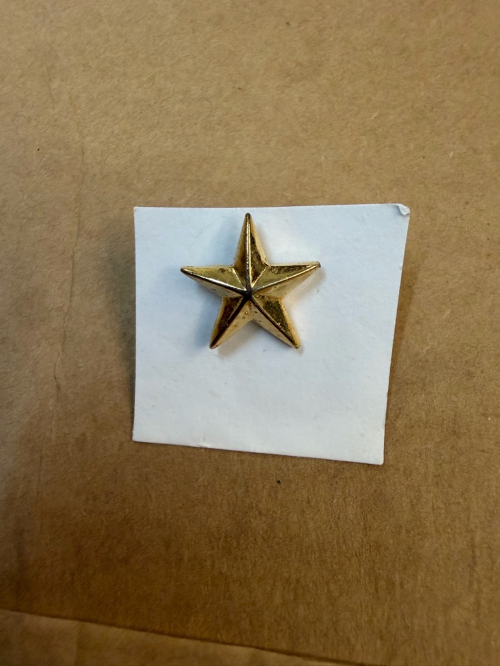 Gold Star Pin